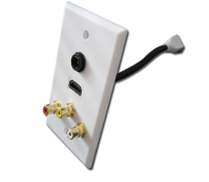 Toslink Wall Plate